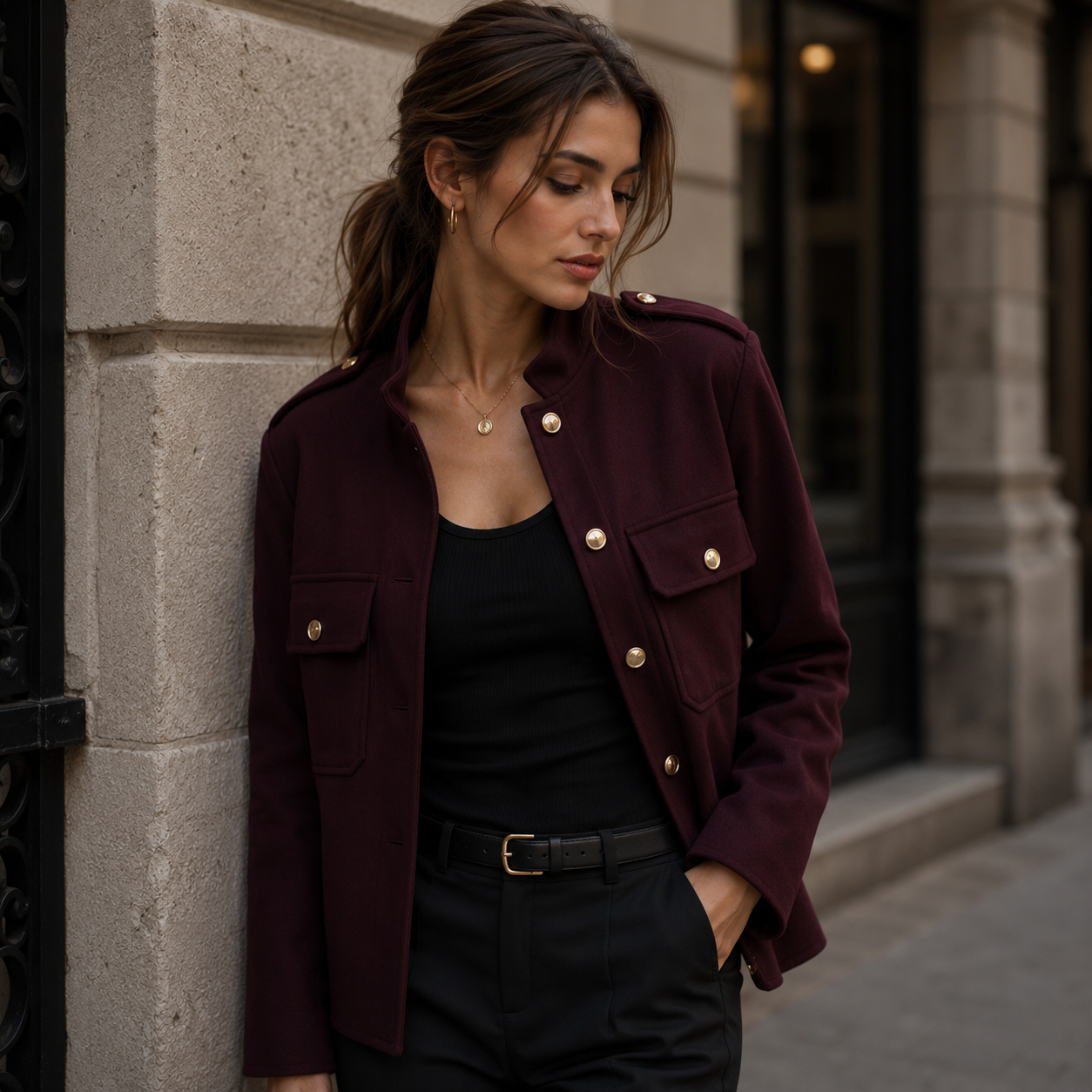 Chaqueta Imperial Burgundy