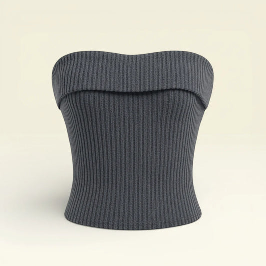 Strapless Knit Top